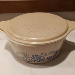 Vintage Pyrex Homestead Cinderella Style Casserole Set with Lid 475